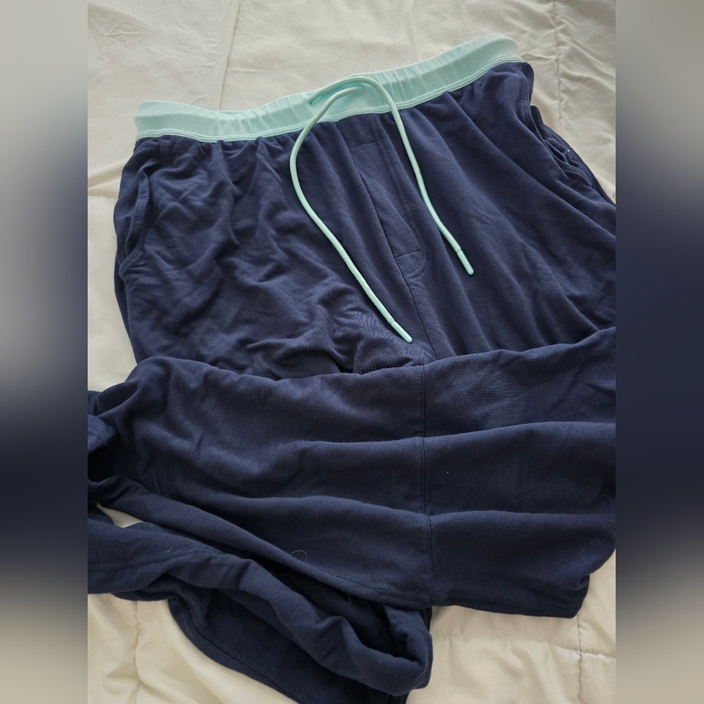Jambys Breathable No-Sweat Sweatpant Joggers Navy/Mint Like New Tall — image 6 of 8